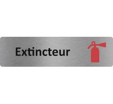 Plaque de porte économique " Extincteur "