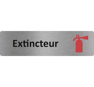 Plaque de porte économique " Extincteur "