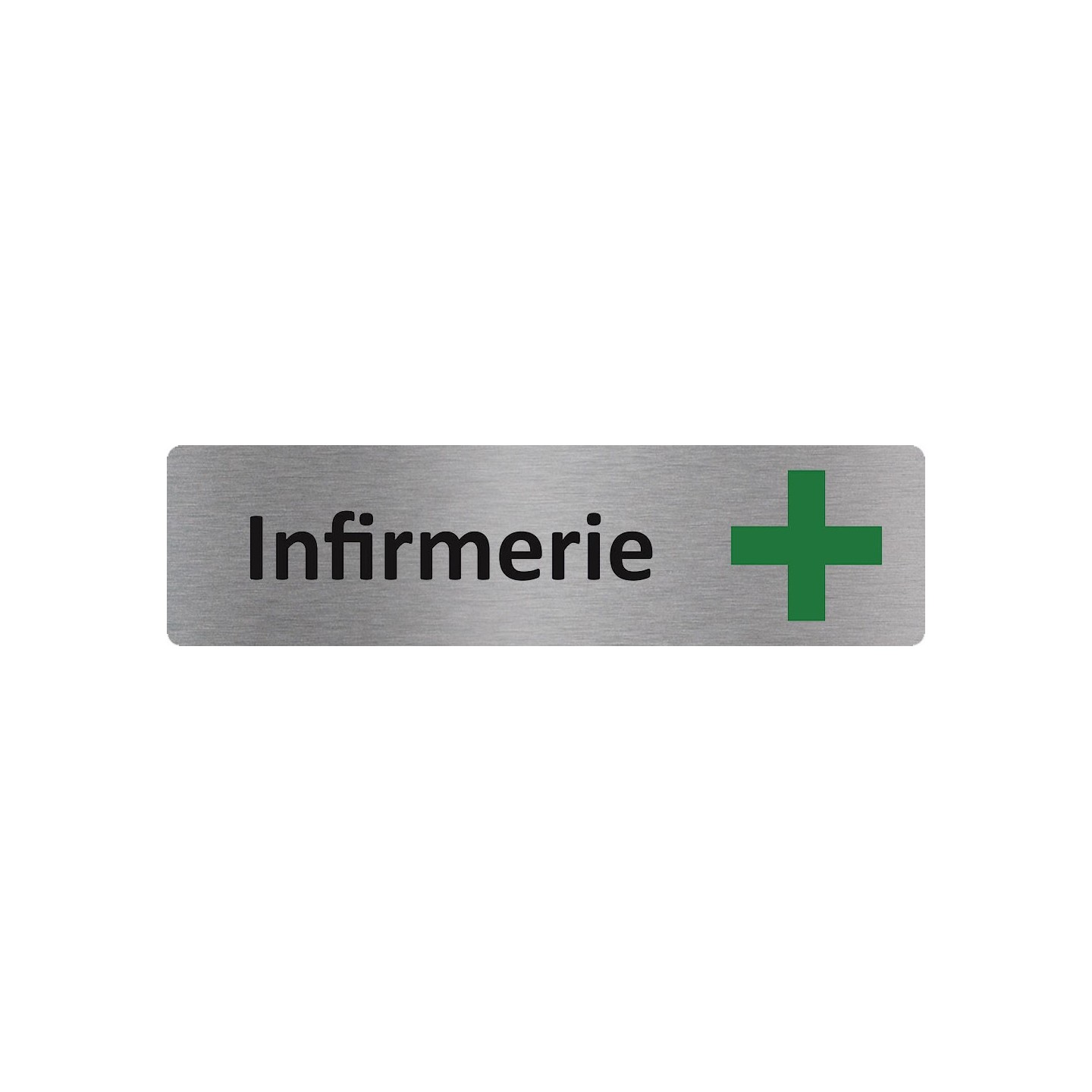 Plaque de porte économique " Infirmerie "
