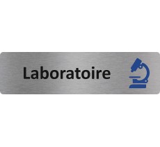 Plaque de porte économique " Laboratoire "