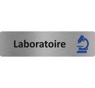 Plaque de porte économique " Laboratoire "