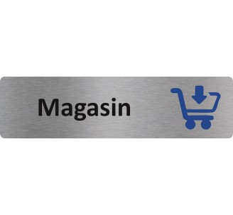 Plaque de porte économique " Magasin "