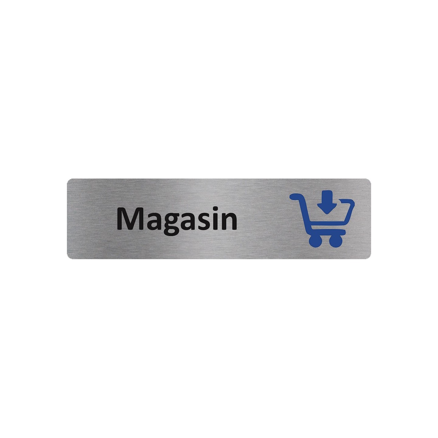 Plaque de porte économique " Magasin "