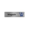 Plaque de porte économique " Magasin "