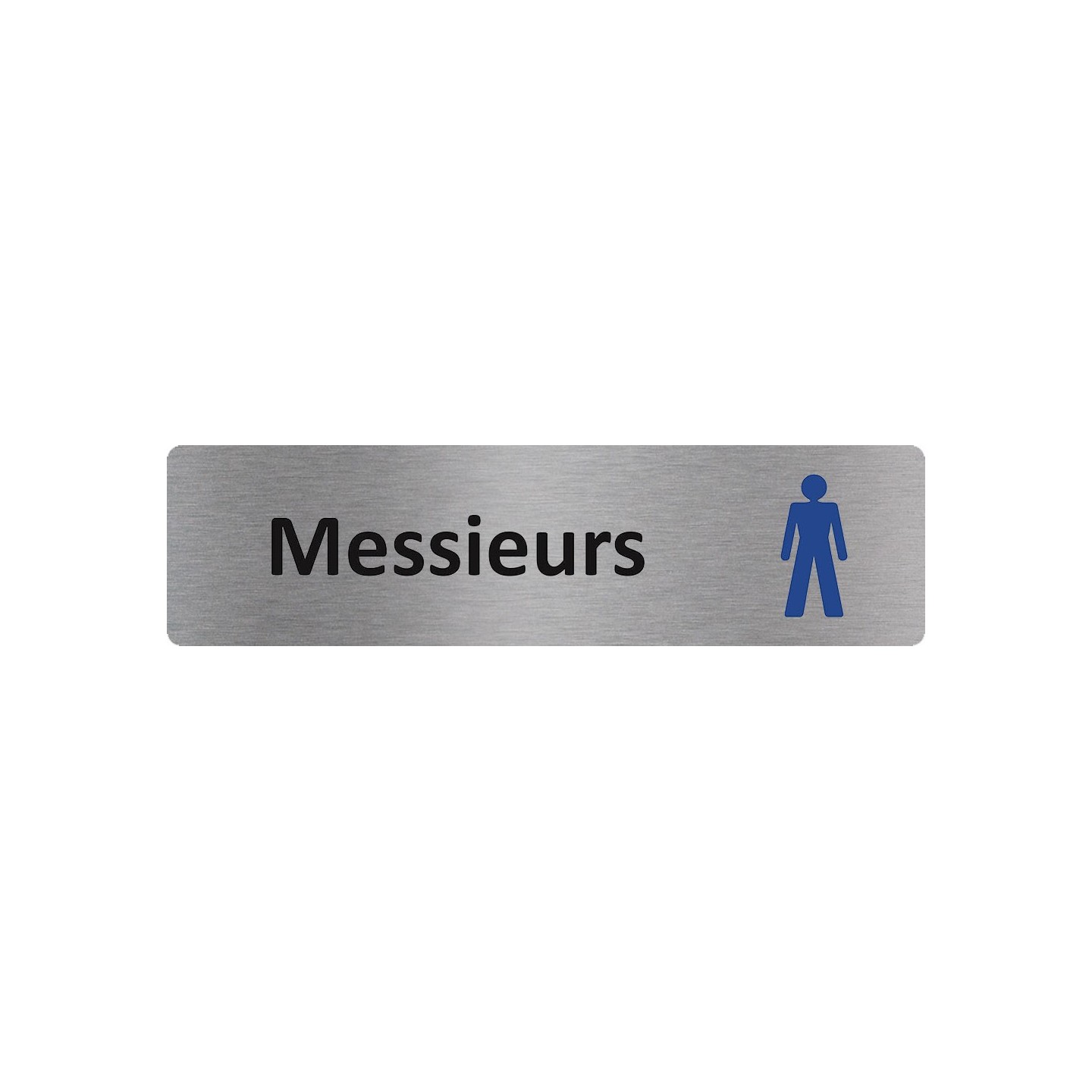 Plaque de porte économique " Messieurs "