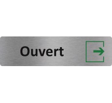 Plaque de porte économique " Ouvert "