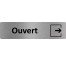 Plaque de porte économique " Ouvert "