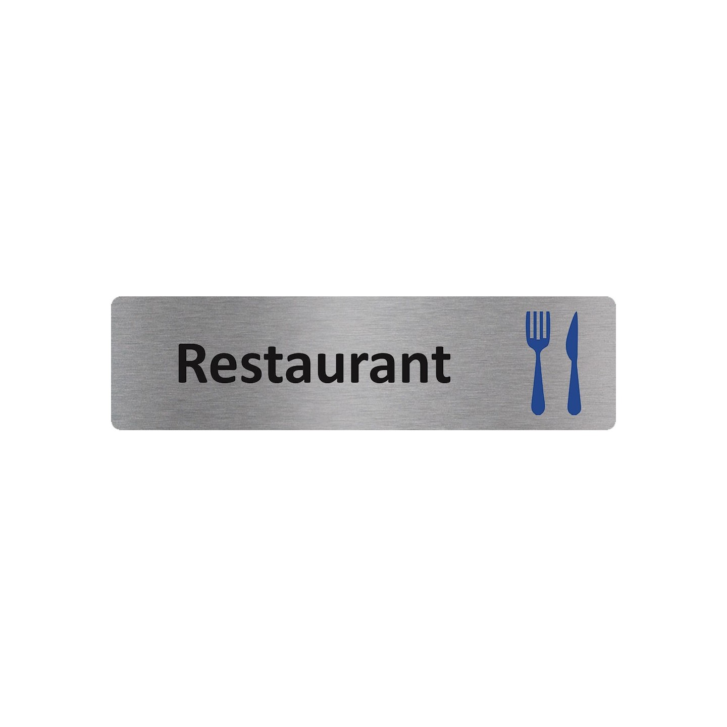 Plaque de porte économique " Restaurant "