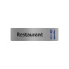 Plaque de porte économique " Restaurant "