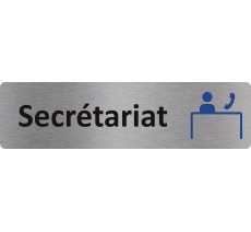 Plaque de porte économique " Secrétariat "