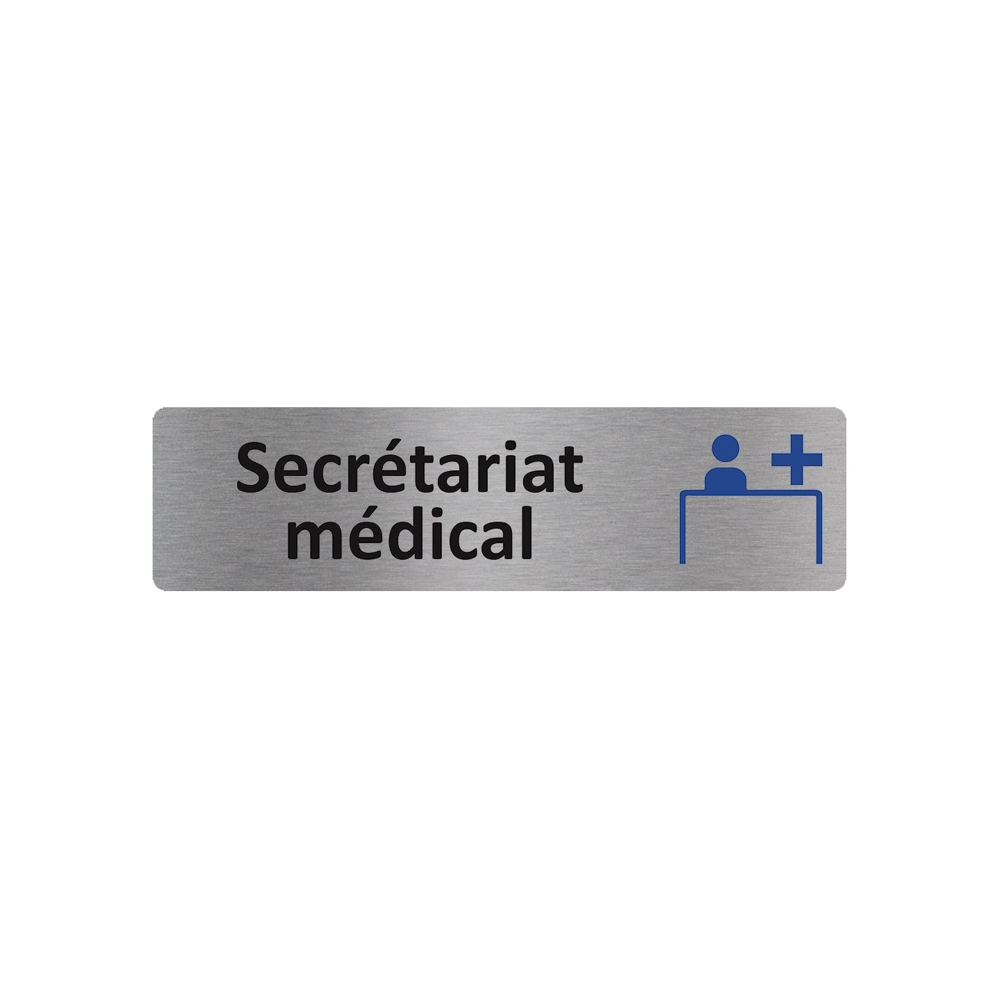 Plaque de porte économique " Secrétariat médical "