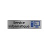 Plaque de porte économique " Service informatique "