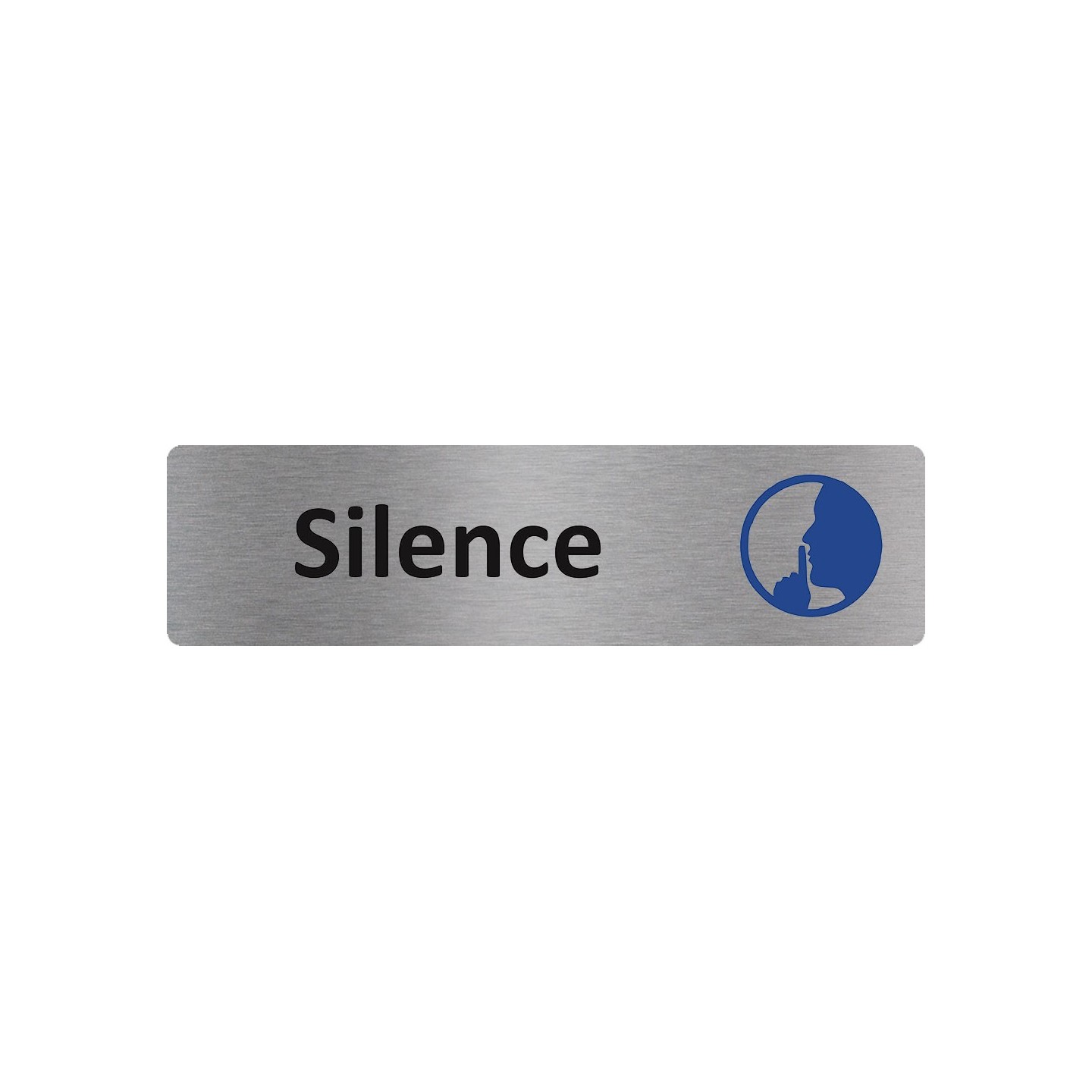 Plaque de porte économique " Silence "