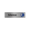 Plaque de porte économique " Silence "