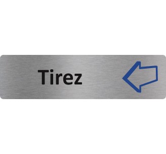 Plaque de porte économique " Tirez "