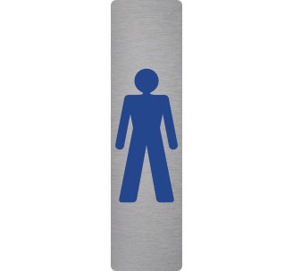 Plaque de porte économique " Logo homme "