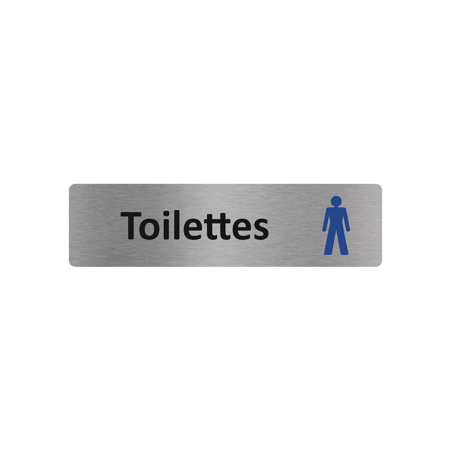 Plaque de porte économique " Toilettes hommes "