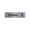 Plaque de porte économique " Toilettes hommes "