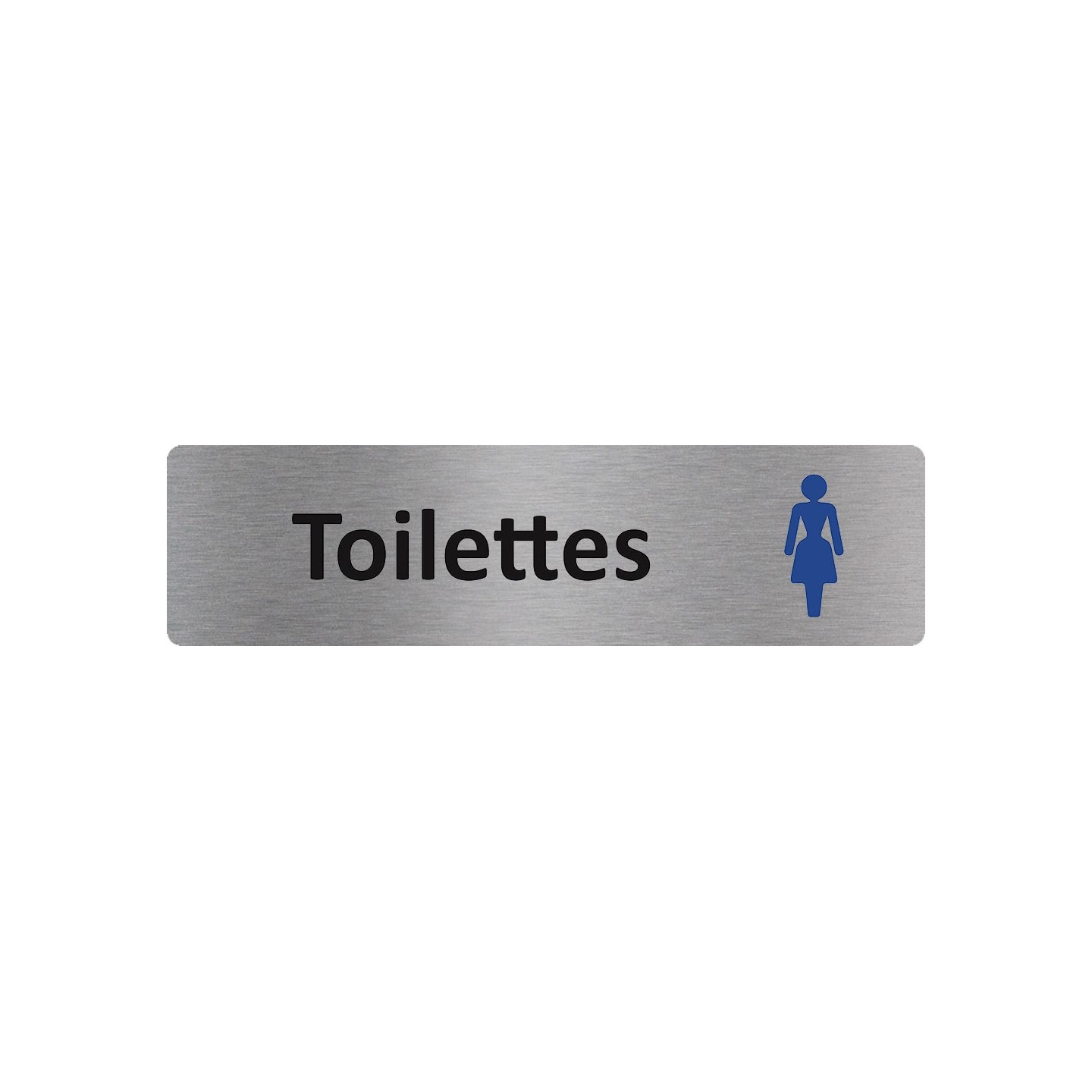 Plaque de porte économique " Toilettes femmes"