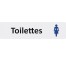 Plaque de porte économique " Toilettes femmes"