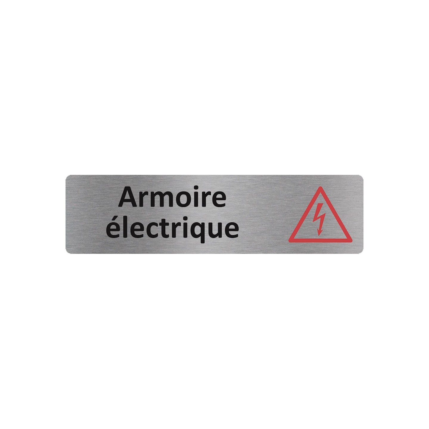 Plaque de porte économique " Armoire électrique "