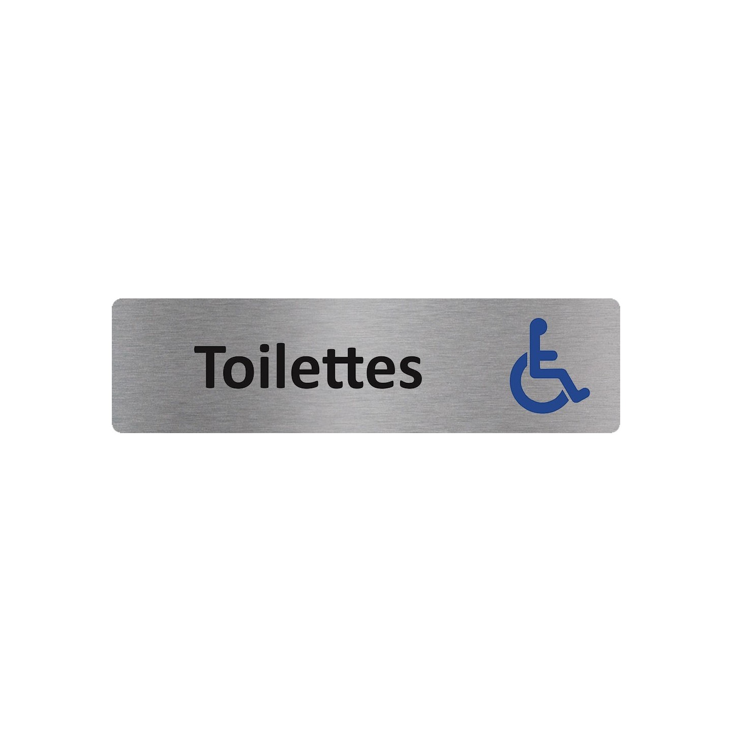 Plaque de porte économique " Toilettes handicapé "