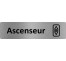 Plaque de porte économique " Ascenseur "