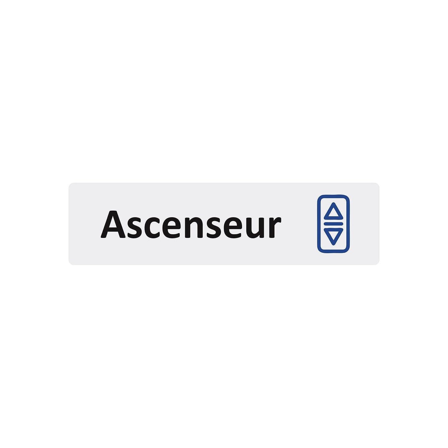 Plaque de porte économique " Ascenseur "