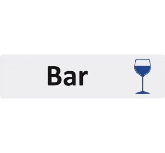 Plaque de porte économique " Bar "