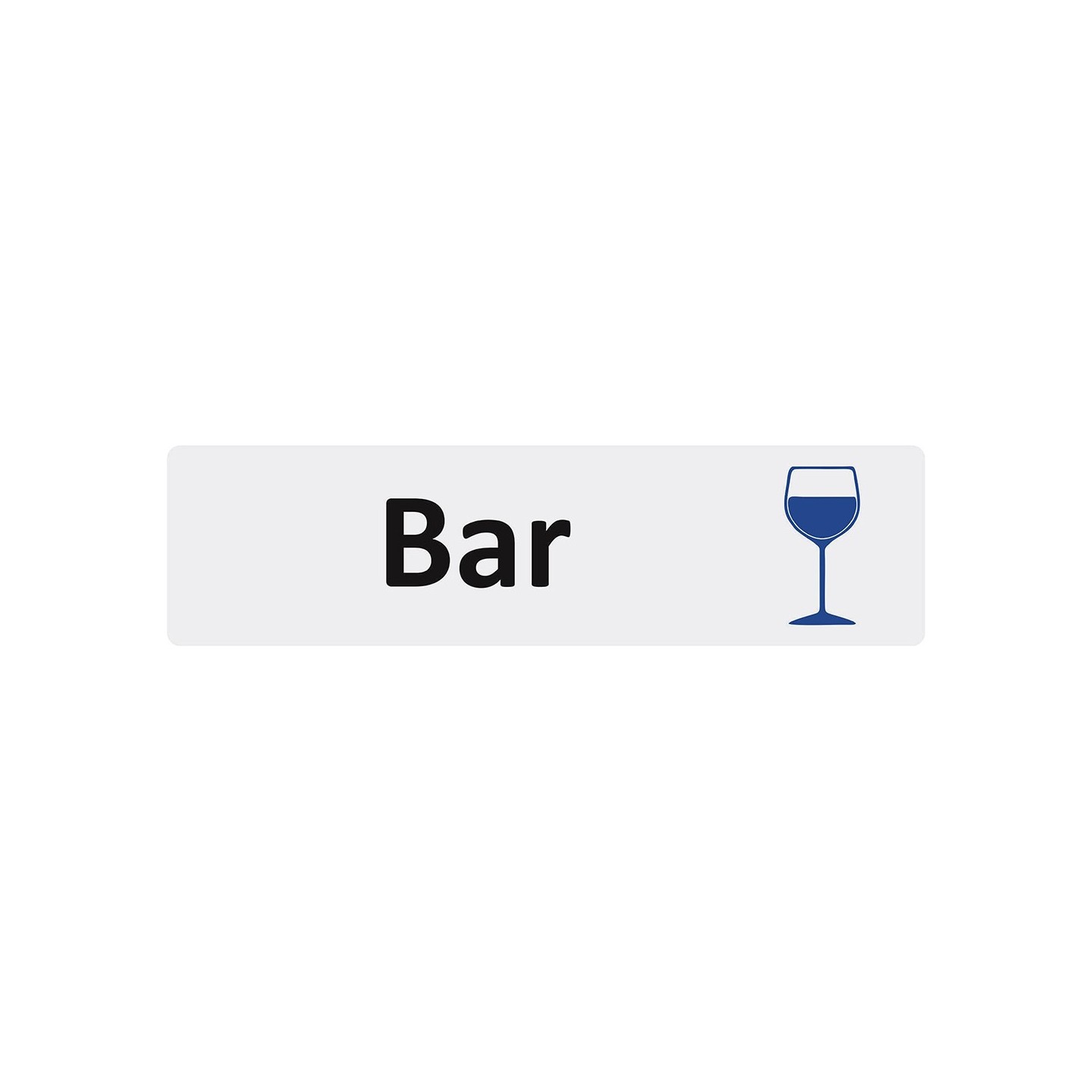 Plaque de porte économique " Bar "