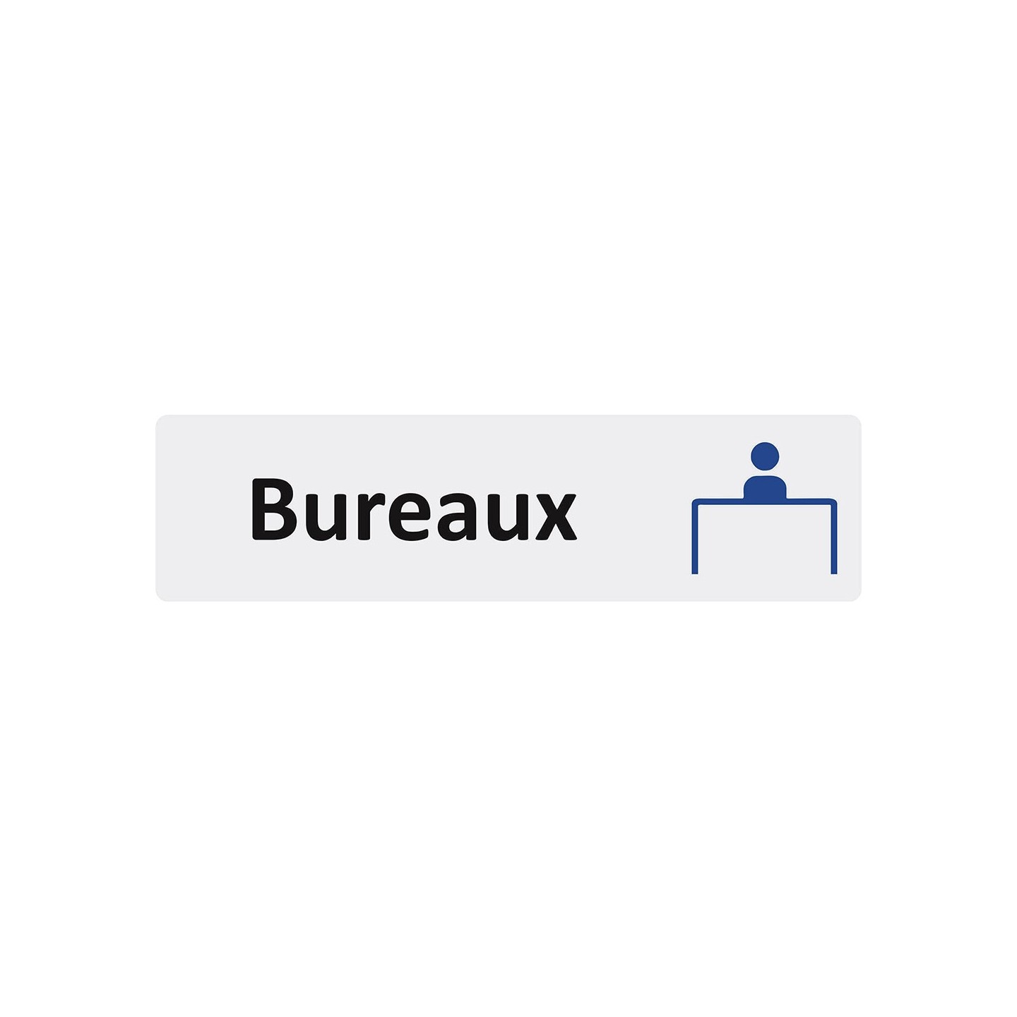 Plaque de porte économique " Bureaux "