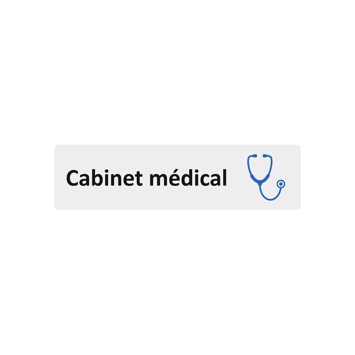 Plaque de porte économique " Cabinet médical "