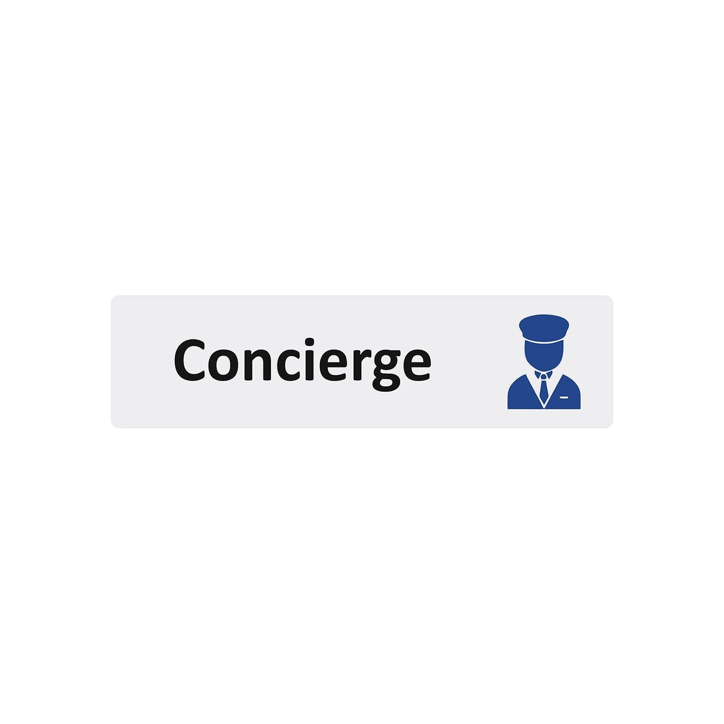 Plaque de porte économique " Concierge "