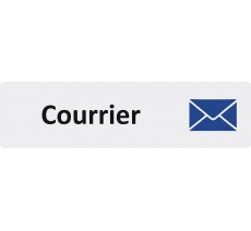 Plaque de porte économique " Courrier "