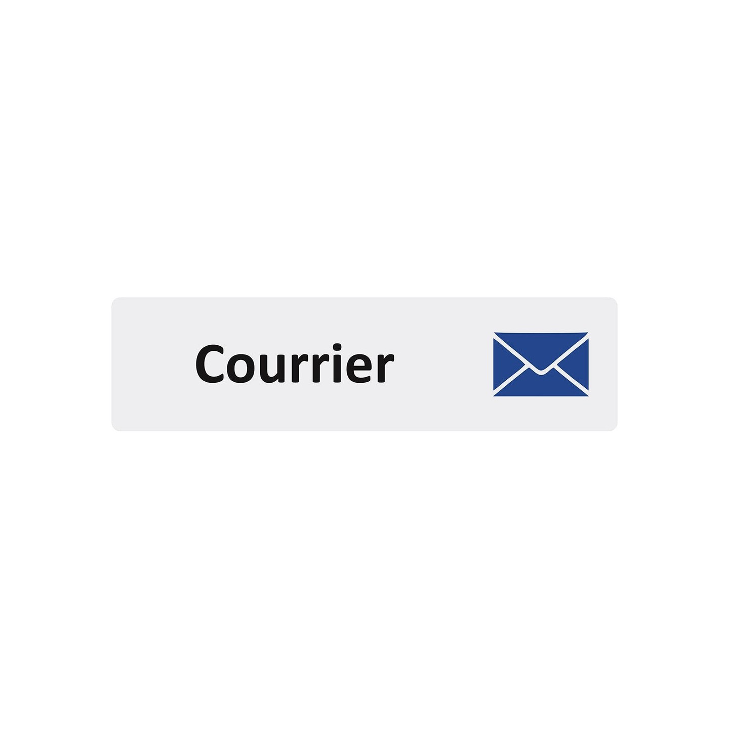 Plaque de porte économique " Courrier "