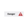 Plaque de porte économique " Danger "