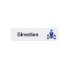 Plaque de porte économique " Direction "