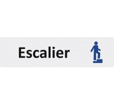Plaque de porte standard en plexiglass " Escalier "