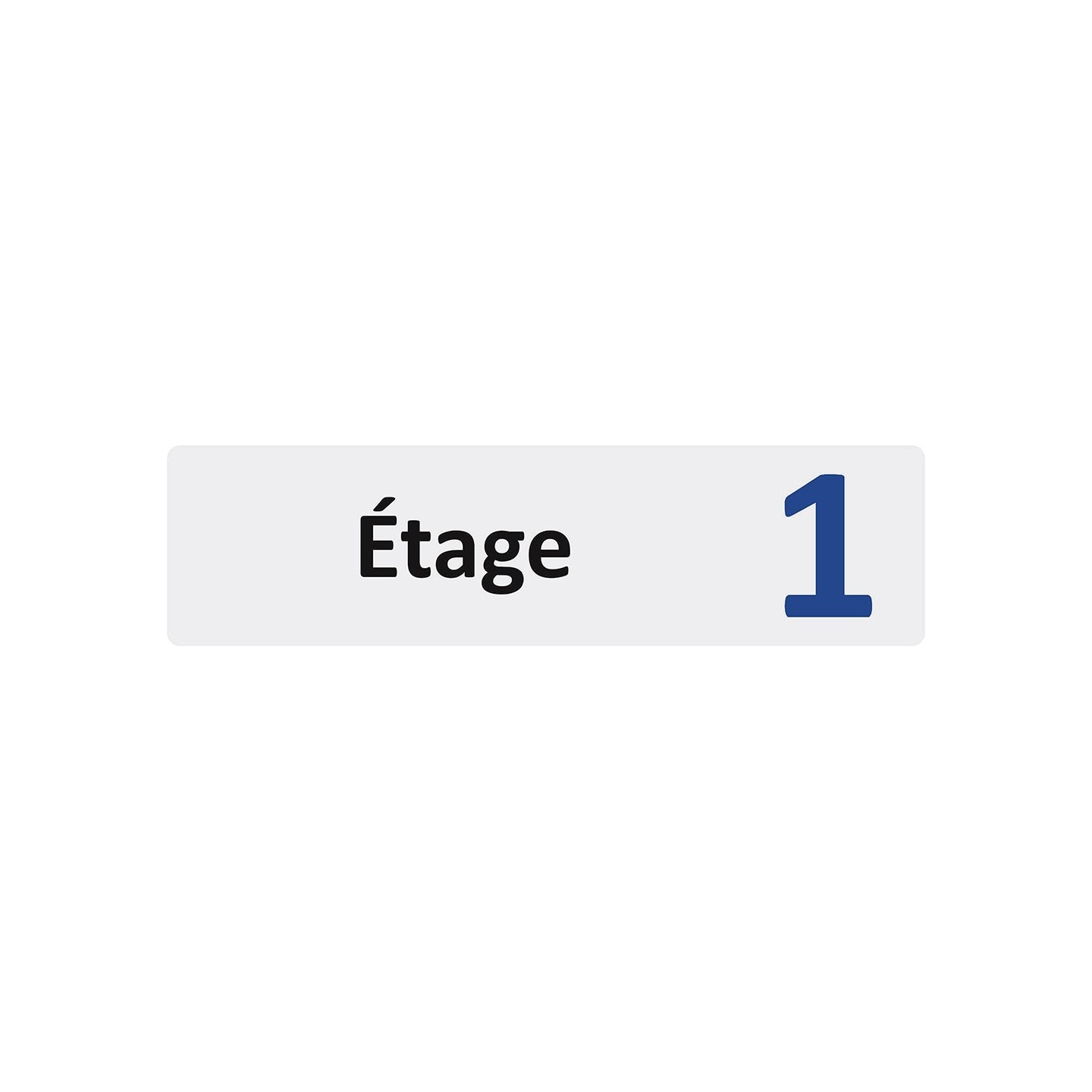 Plaque de porte économique " Etage 1 "