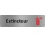 Plaque de porte économique " Extincteur "