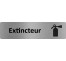 Plaque de porte économique " Extincteur "