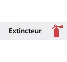 Plaque de porte standard en plexiglass " Extincteur "