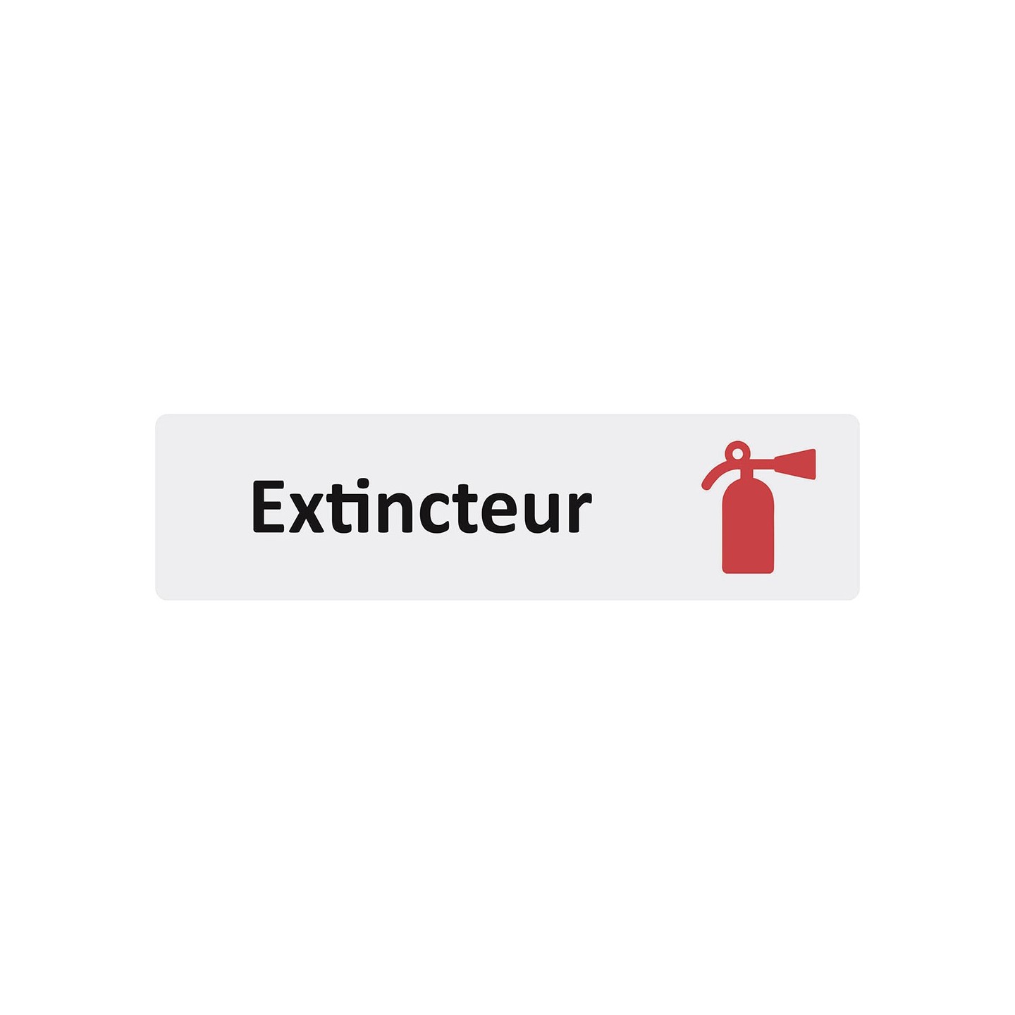 Plaque de porte économique " Extincteur "