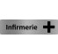 Plaque de porte économique " Infirmerie "