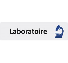 Plaque de porte économique " Laboratoire "