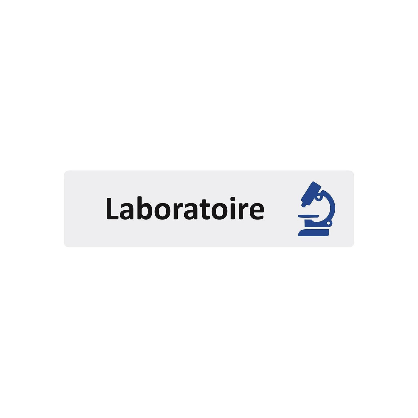 Plaque de porte économique " Laboratoire "