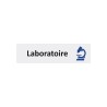 Plaque de porte économique " Laboratoire "