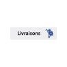 Plaque de porte économique " Livraisons "