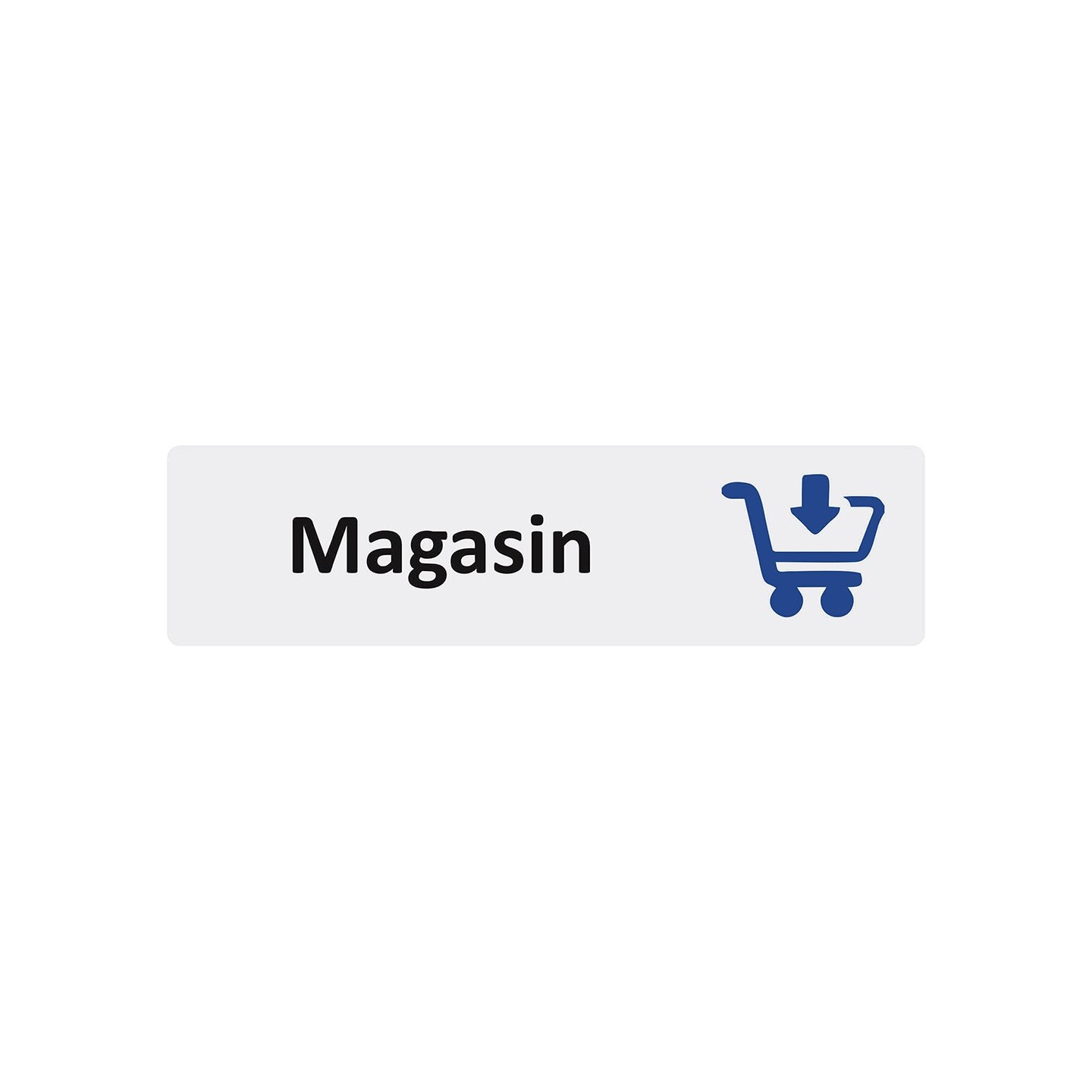 Plaque de porte économique " Magasin "