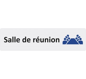 Plaque de porte économique " Salle de réunion "